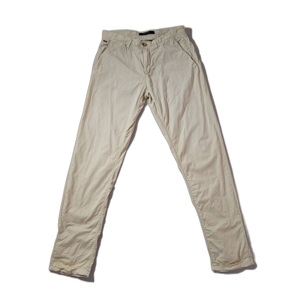 Scotch & Soda Mott Yellow Chino Pants Men's Size 29X32 Slim Fit Tapered Preppy